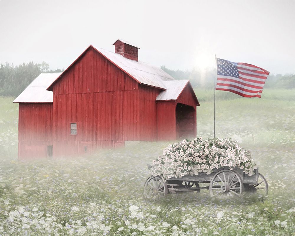 USA Morning Glory art print by Lori Deiter for $57.95 CAD