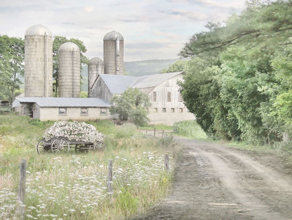 Old Country Lane art print by Lori Deiter for $57.95 CAD