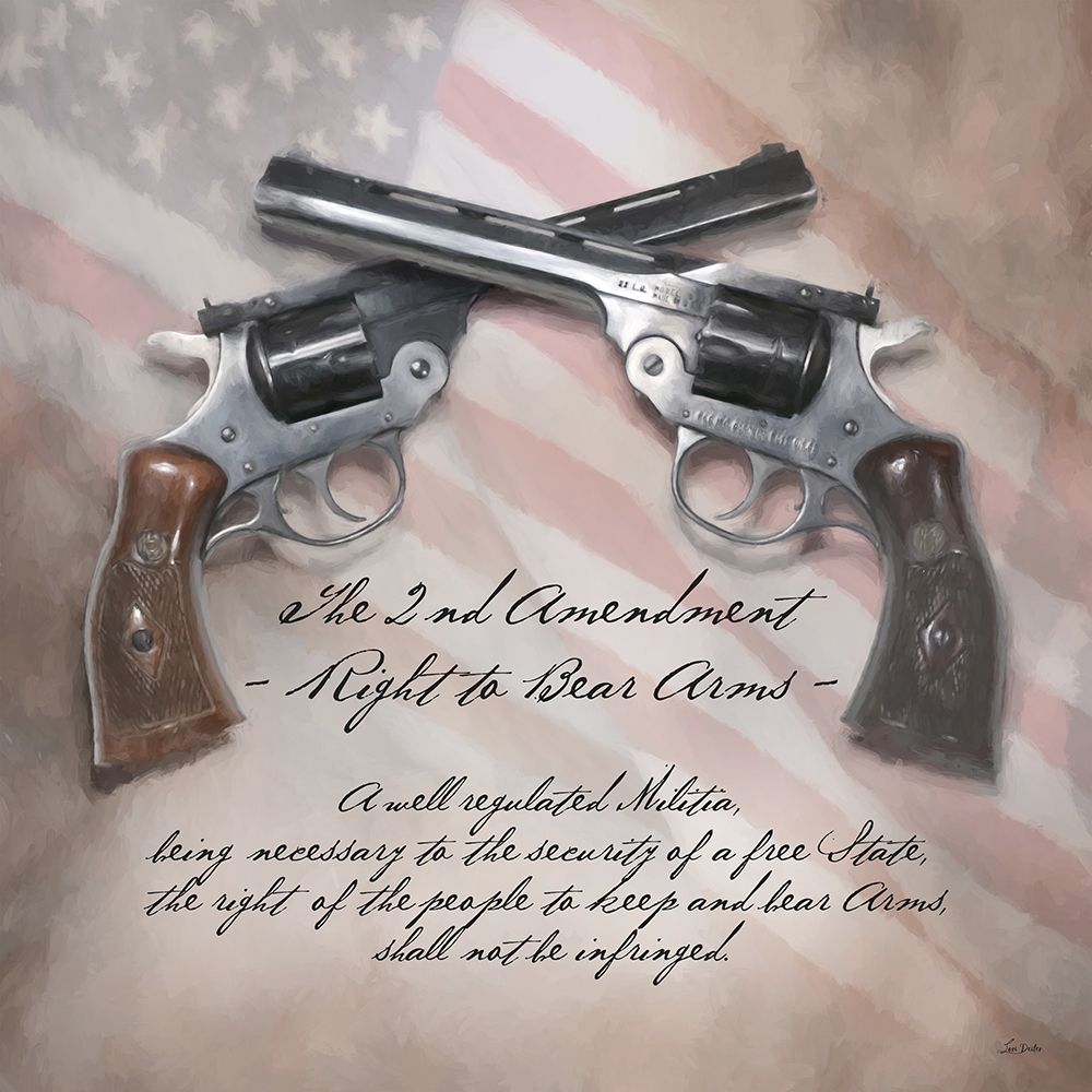 The 2nd Amendment art print by Lori Deiter for $57.95 CAD