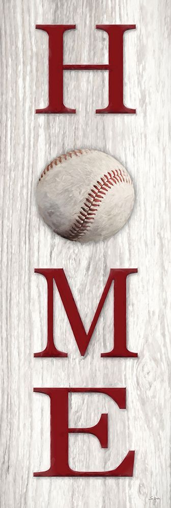 Baseball Home Sign art print by Lori Deiter for $57.95 CAD