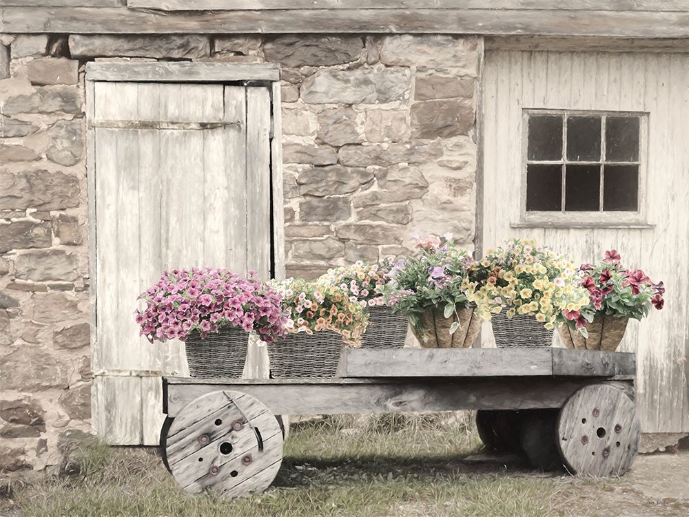 Flower Wagon art print by Lori Deiter for $57.95 CAD