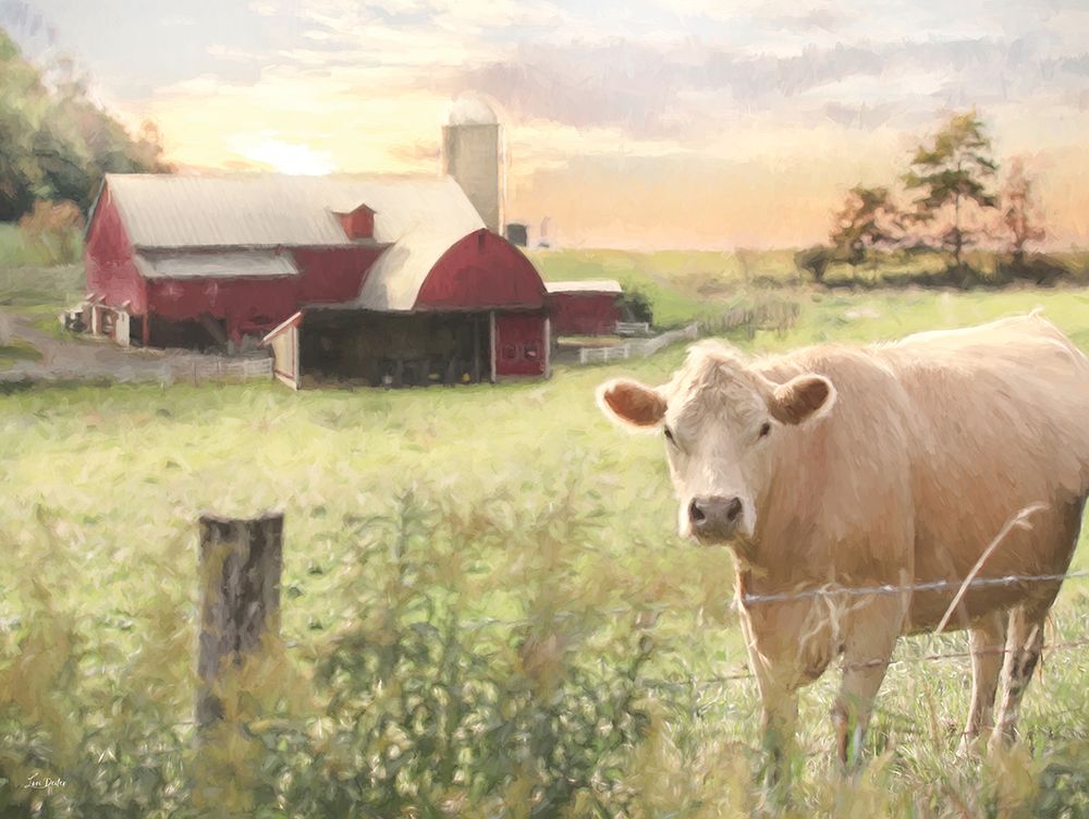 Sunset in the Country art print by Lori Deiter for $57.95 CAD