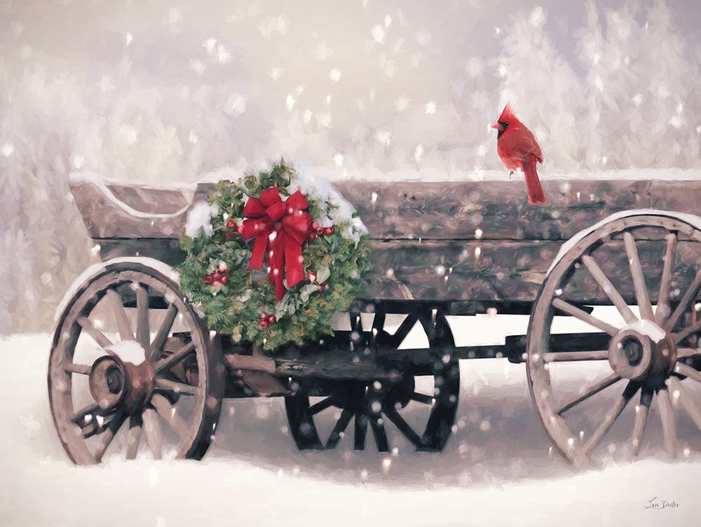Cardinal Christmas art print by Lori Deiter for $57.95 CAD