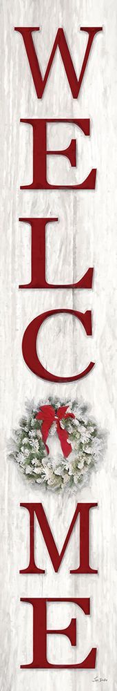 Christmas Welcome Sign art print by Lori Deiter for $57.95 CAD