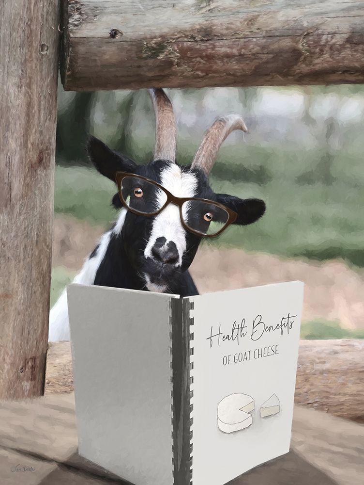 Health Benefits of Goat Cheese art print by Lori Deiter for $57.95 CAD