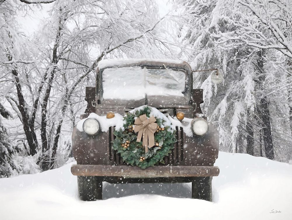 Vintage Christmas Delivery art print by Lori Deiter for $57.95 CAD