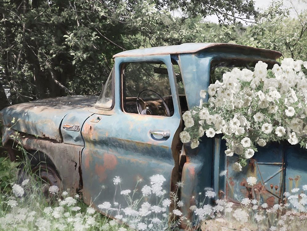 Rust Bucket Blooms art print by Lori Deiter for $57.95 CAD