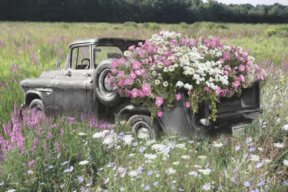Truckload of Blooms art print by Lori Deiter for $57.95 CAD