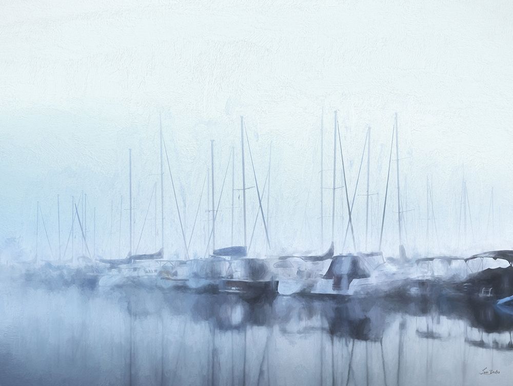 Misty Marina art print by Lori Deiter for $57.95 CAD