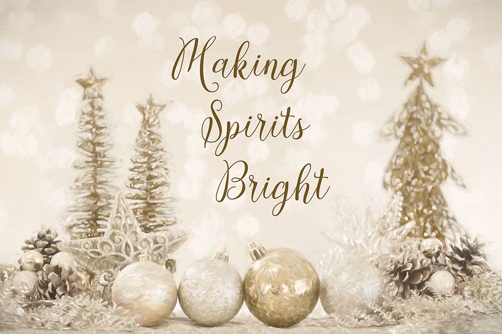 Golden Making Spirits Bright art print by Lori Deiter for $57.95 CAD