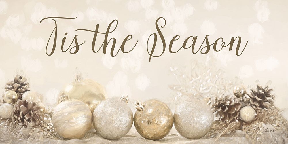 Golden Tis the Season art print by Lori Deiter for $57.95 CAD