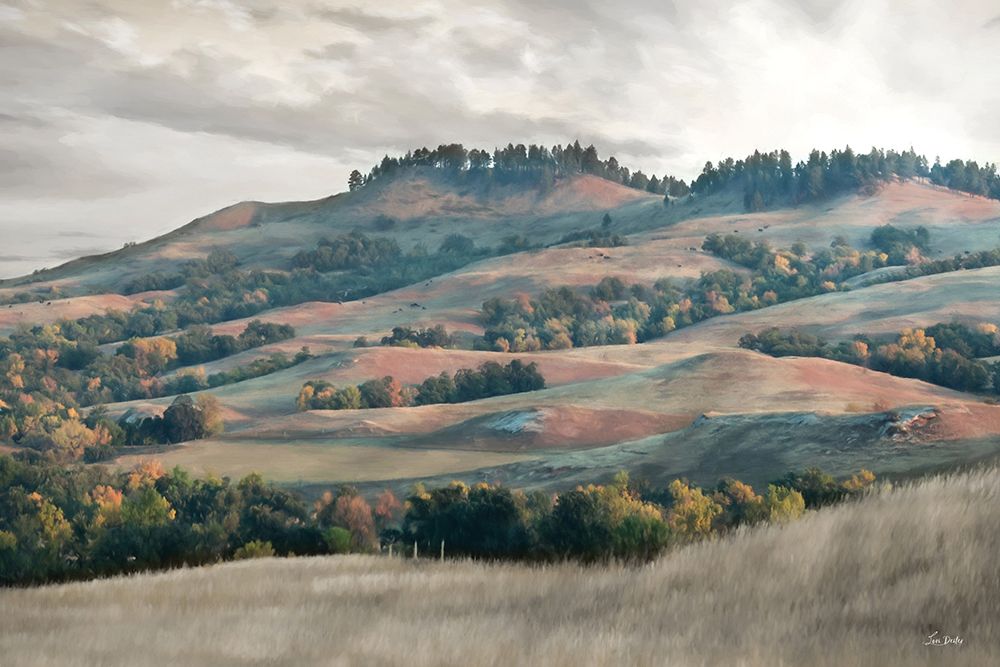 Rolling Hills and Golden Fields art print by Lori Deiter for $57.95 CAD