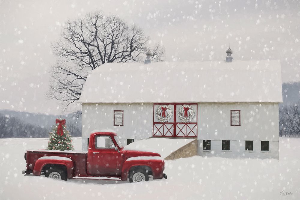 Snowy Day Surprise art print by Lori Deiter for $57.95 CAD
