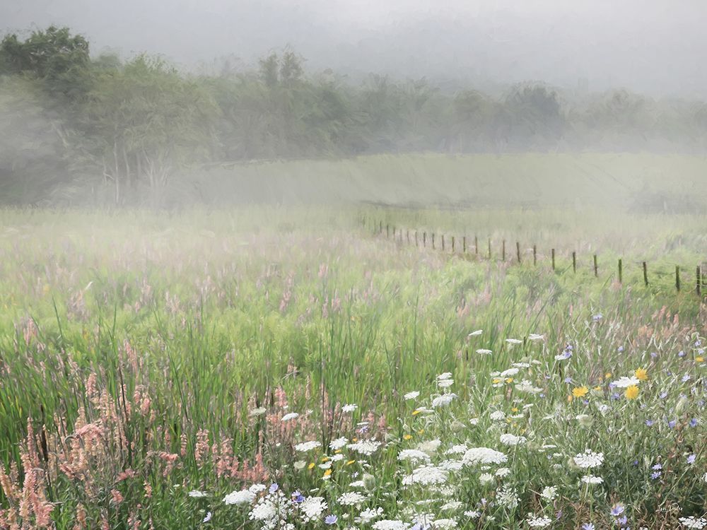Misty Morning Meadow art print by Lori Deiter for $57.95 CAD