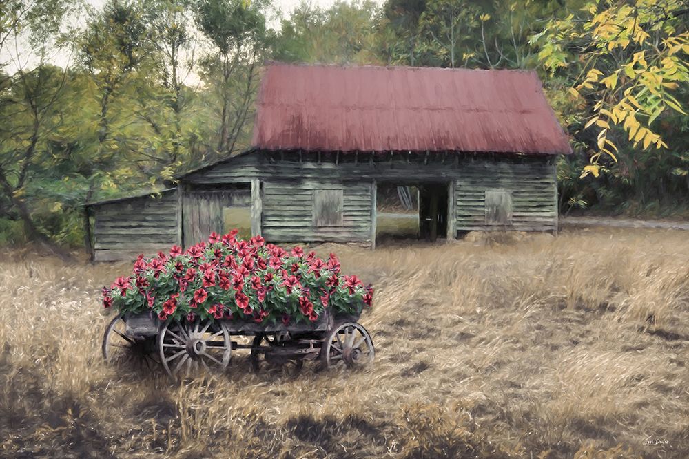 Grandmas Flower Wagon art print by Lori Deiter for $57.95 CAD