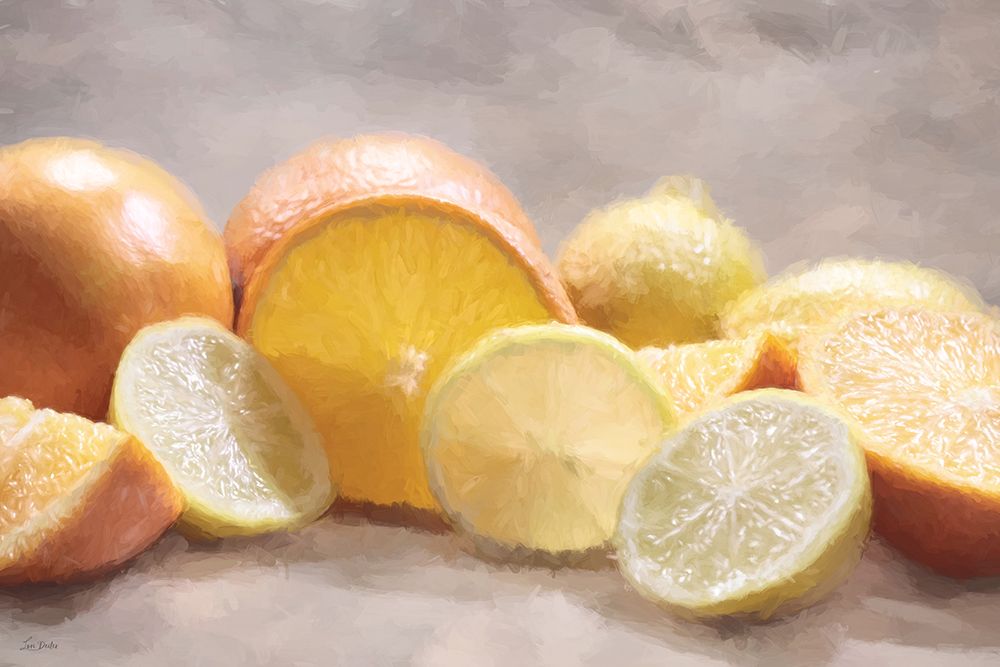 Sun-Kissed Citrus I art print by Lori Deiter for $57.95 CAD