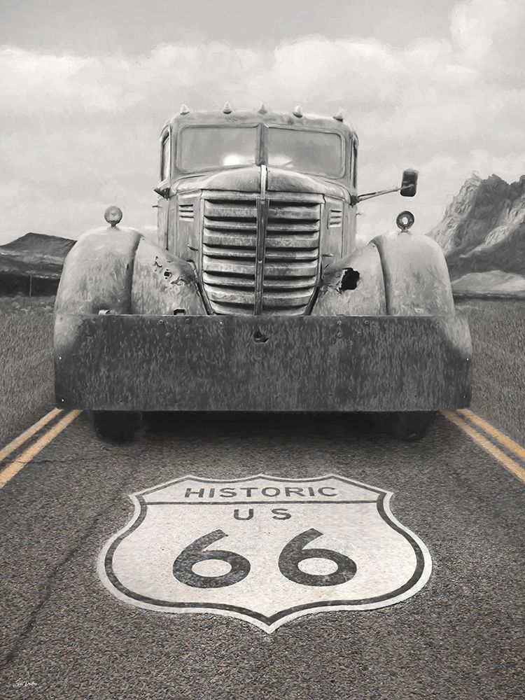 Route 66 Old Tow Truck art print by Lori Deiter for $57.95 CAD