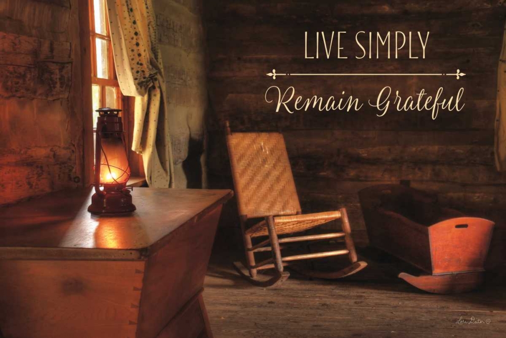 Live Simply art print by Lori Deiter for $57.95 CAD