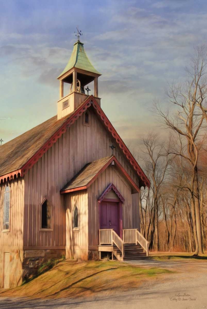 Eckley St. James Church art print by Lori Deiter for $57.95 CAD