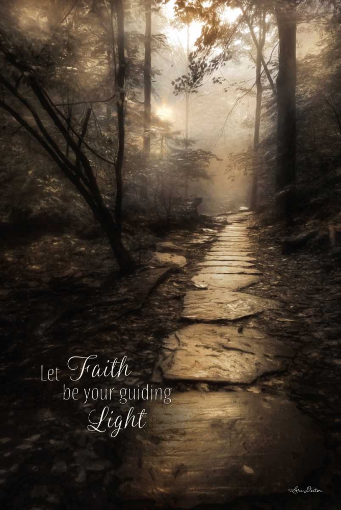 Let Faith be Your Guiding Light art print by Lori Deiter for $57.95 CAD