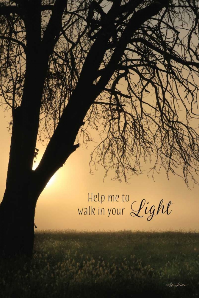 Help Me to Walk in Your Light art print by Lori Deiter for $57.95 CAD