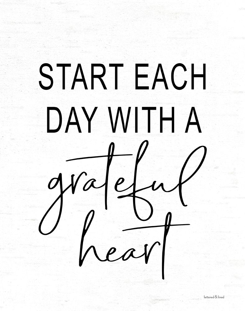 Grateful Heart art print by lettered And lined for $57.95 CAD