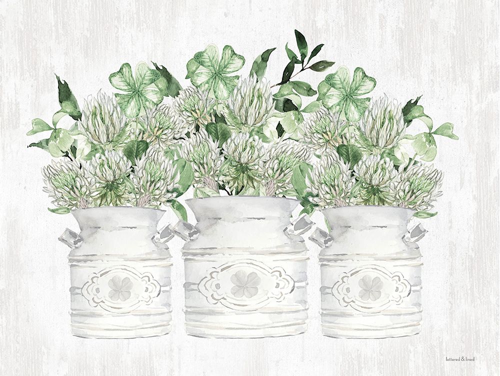 St. Patricks Day Flowers art print by lettered And lined for $57.95 CAD