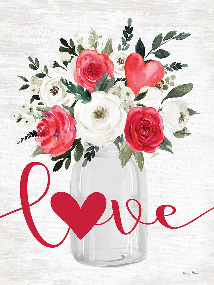 Love Bouquet art print by lettered And lined for $57.95 CAD