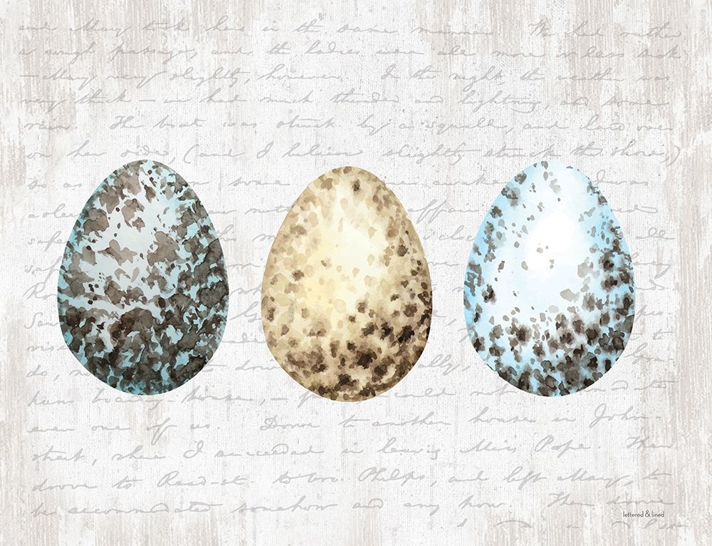 Speckled Eggs art print by Lettered and Lined for $57.95 CAD