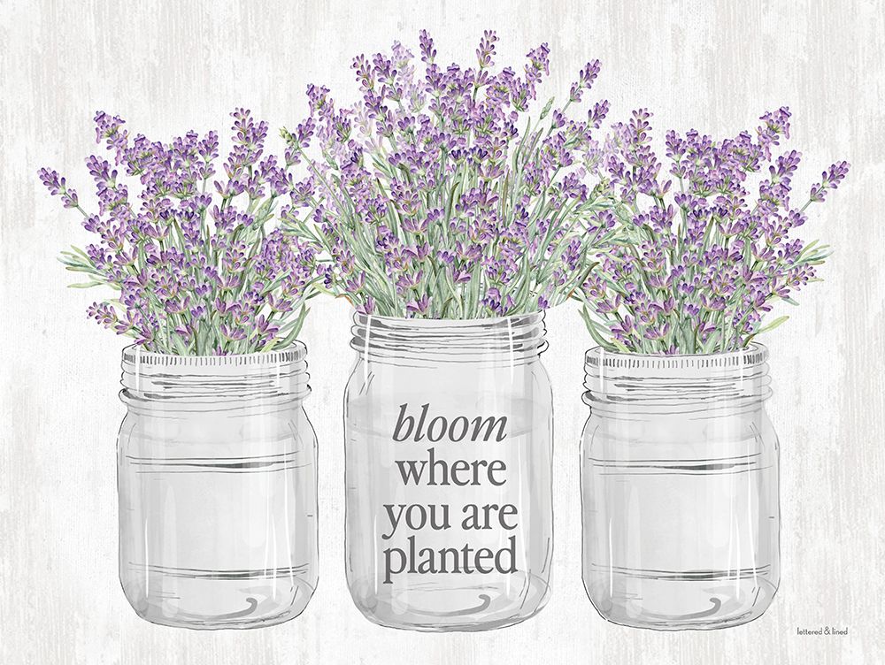 Bloom Where You Are Planted art print by lettered And lined for $57.95 CAD