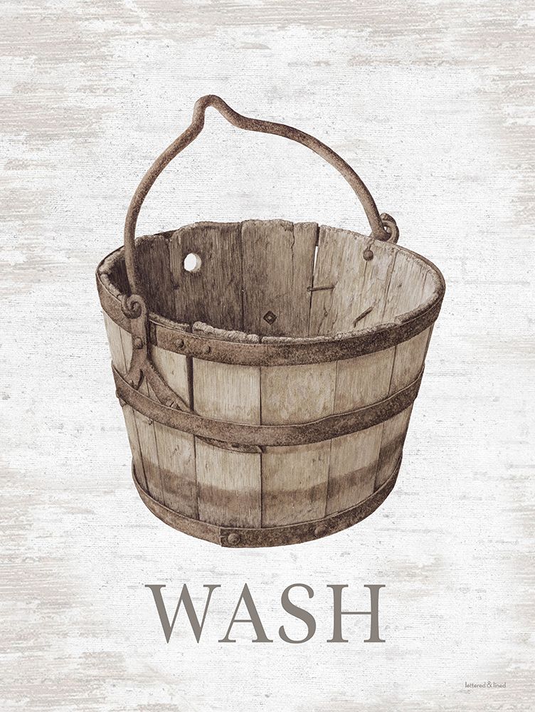 Heirloom Laundry - Wash art print by lettered And lined for $57.95 CAD