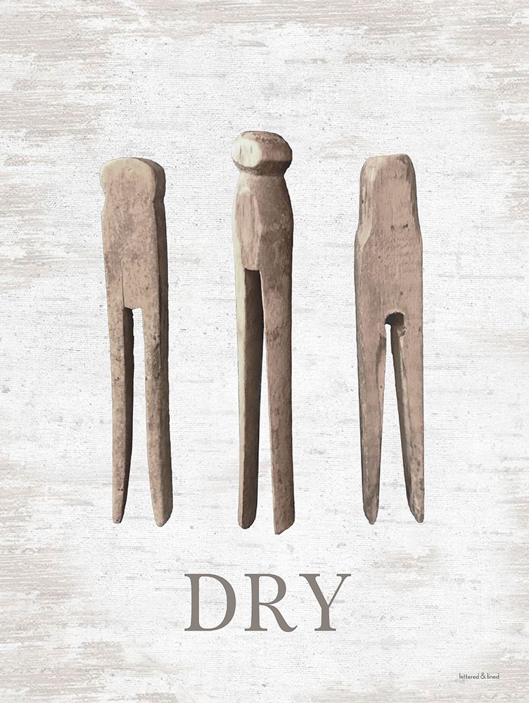 Heirloom Laundry - Dry art print by lettered And lined for $57.95 CAD