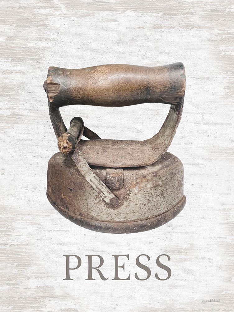 Heirloom Laundry - Press art print by lettered And lined for $57.95 CAD