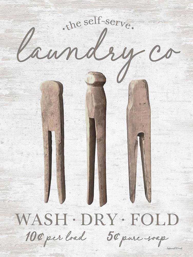 Heirloom Laundry Co. art print by lettered And lined for $57.95 CAD