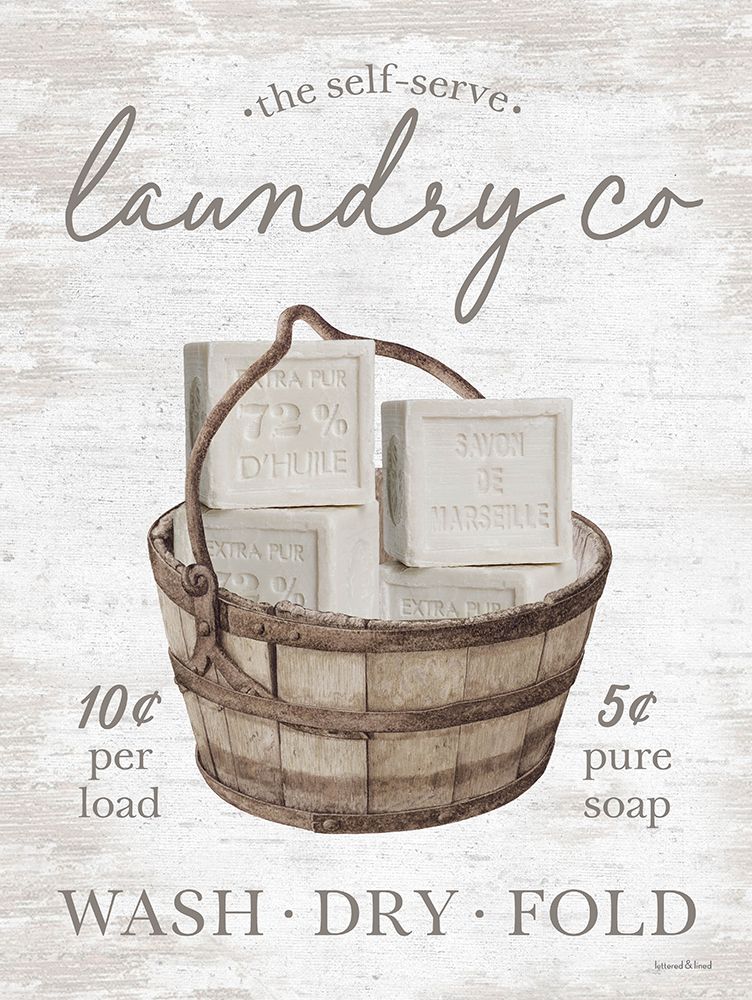 Heirloom Laundry Washing Soap II art print by lettered And lined for $57.95 CAD