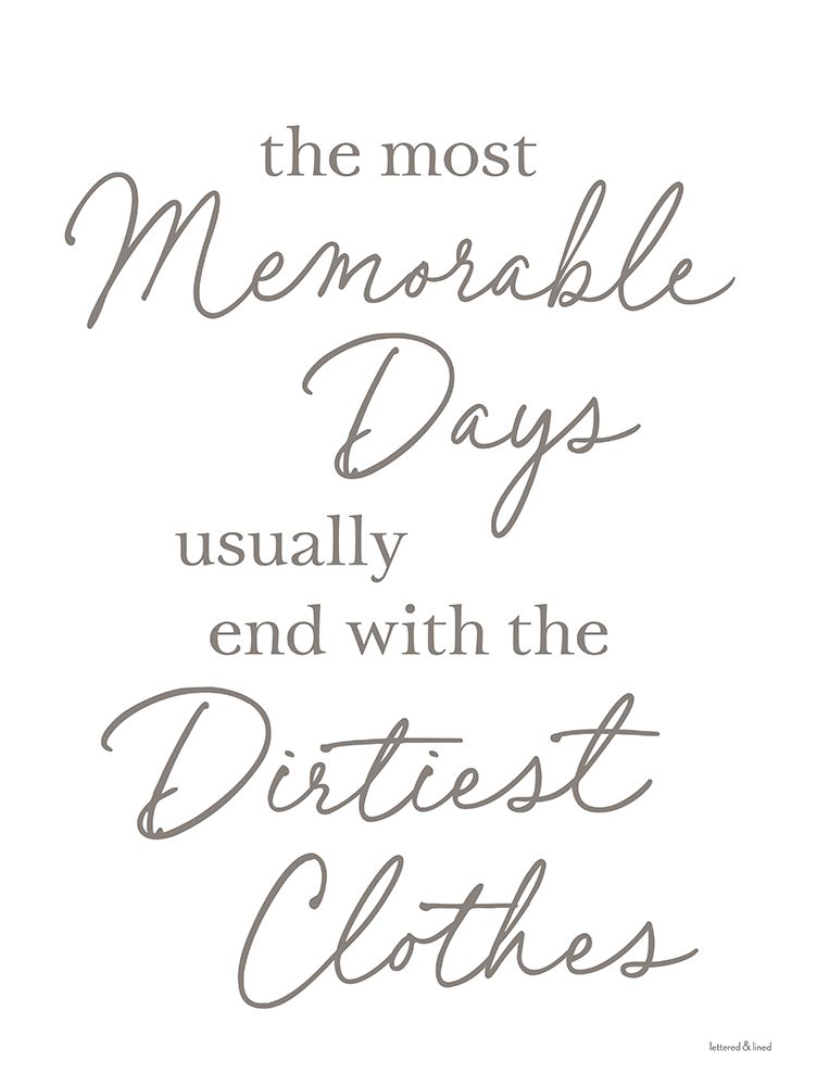 Memorable Days art print by lettered And lined for $57.95 CAD
