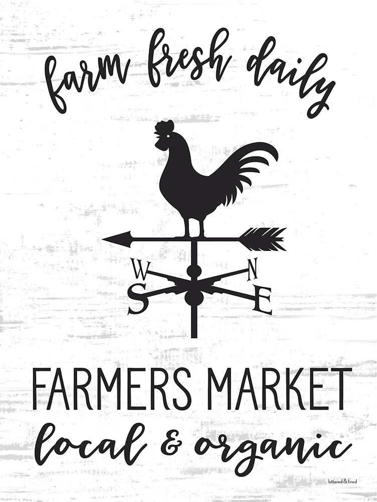 Farmers Market art print by lettered And lined for $57.95 CAD