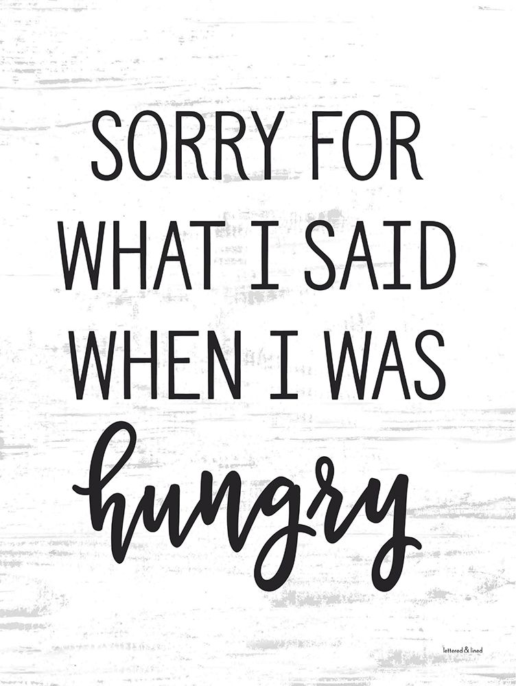 When I Was Hungry art print by lettered And lined for $57.95 CAD