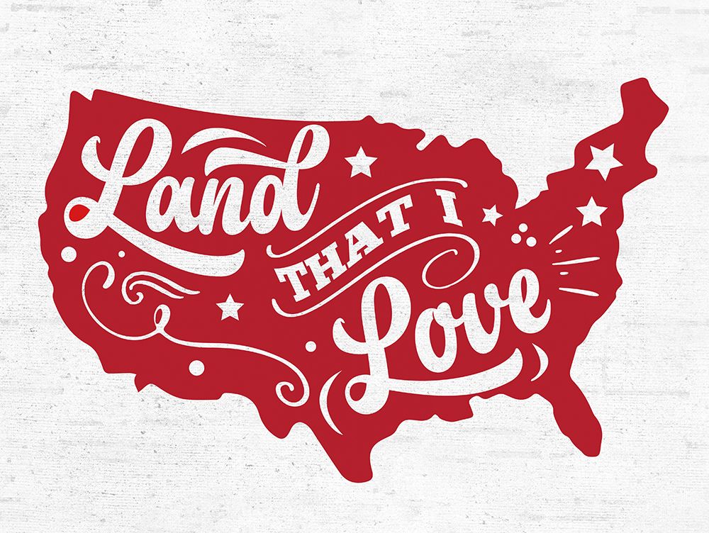 Land That I Love art print by Lettered And Lined for $57.95 CAD