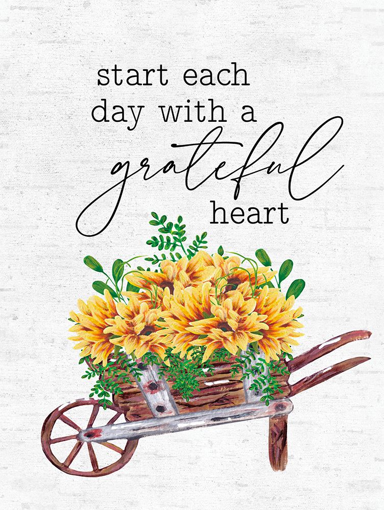 Grateful Heart art print by Lettered And Lined for $57.95 CAD