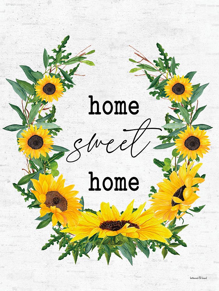 Home Sweet Home art print by lettered And lined for $57.95 CAD