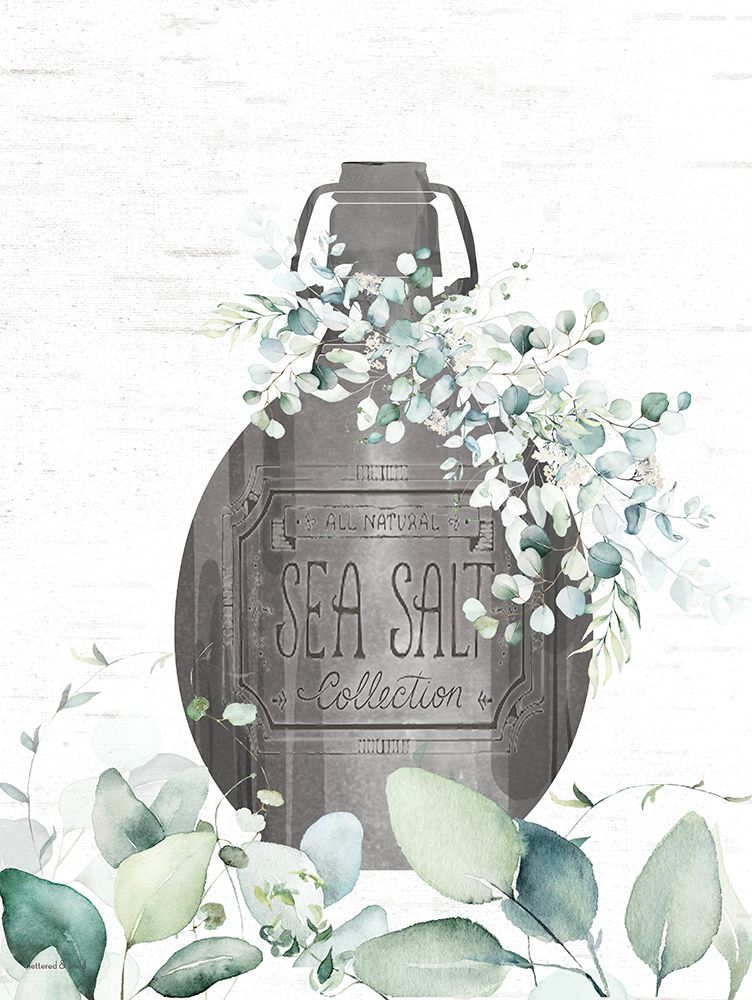 Sea Salt and Greenery art print by lettered And lined for $57.95 CAD