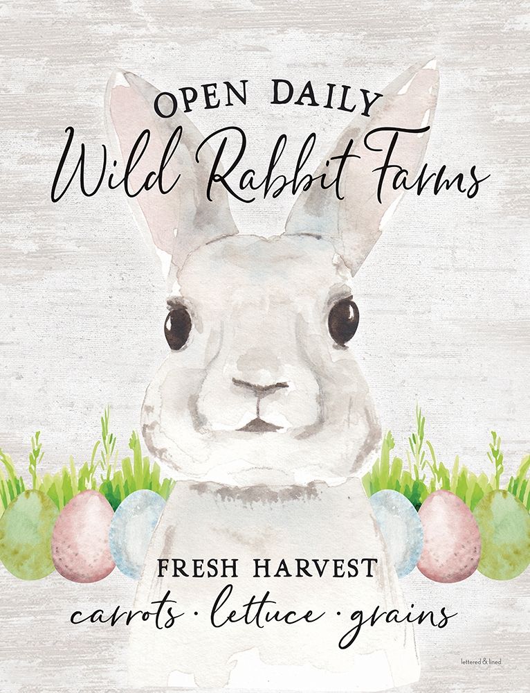 Wild Rabbit Farms 1 art print by Lettered and Lined for $57.95 CAD