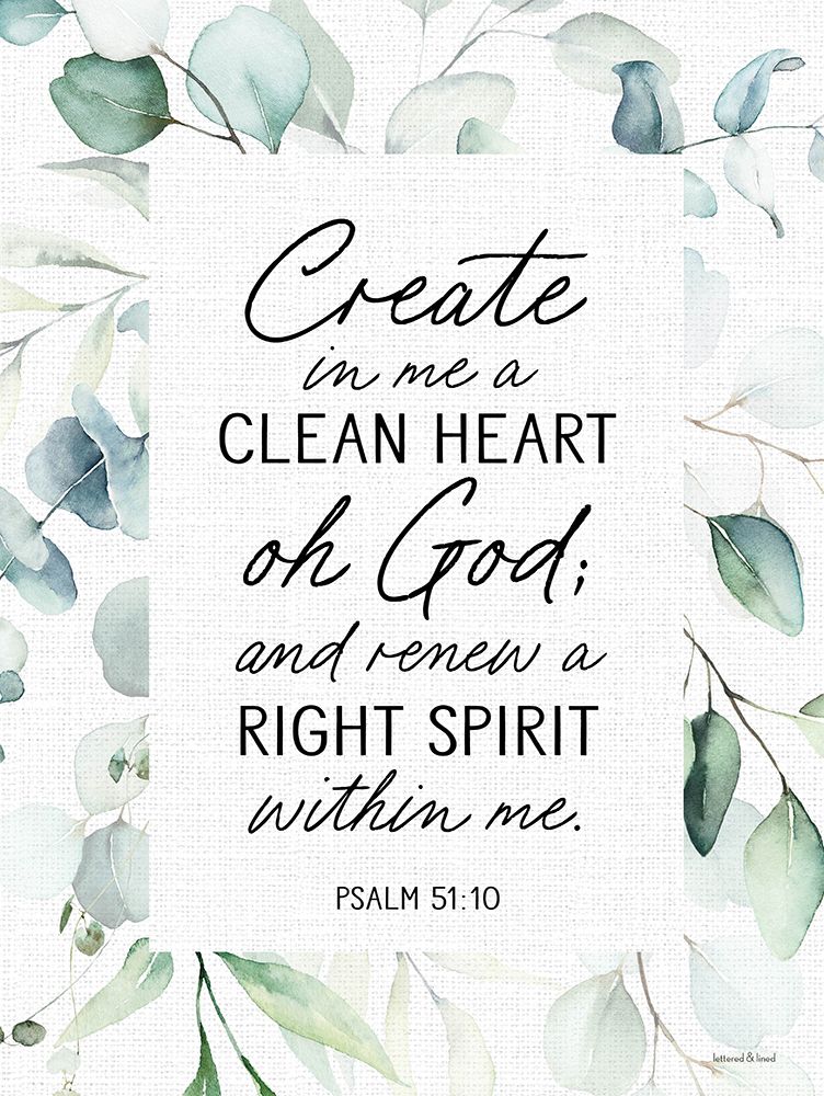 Clean Heart art print by lettered And lined for $57.95 CAD