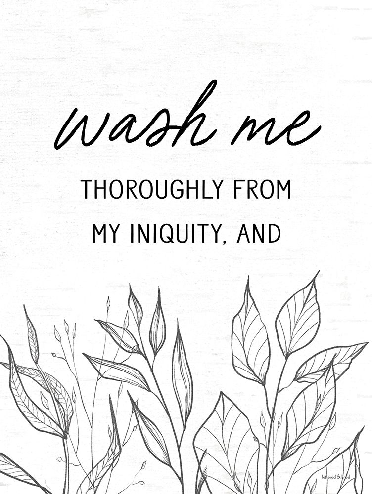 Wash Me art print by lettered And lined for $57.95 CAD