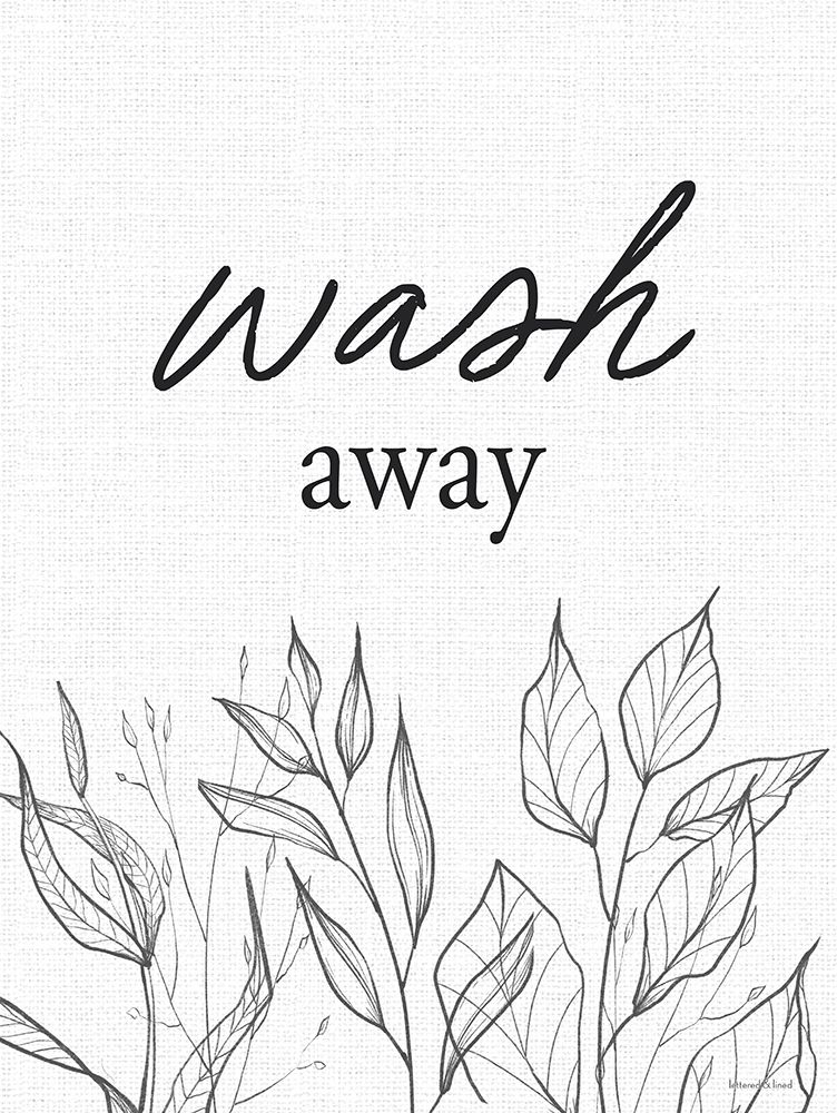 Wash Away art print by lettered And lined for $57.95 CAD
