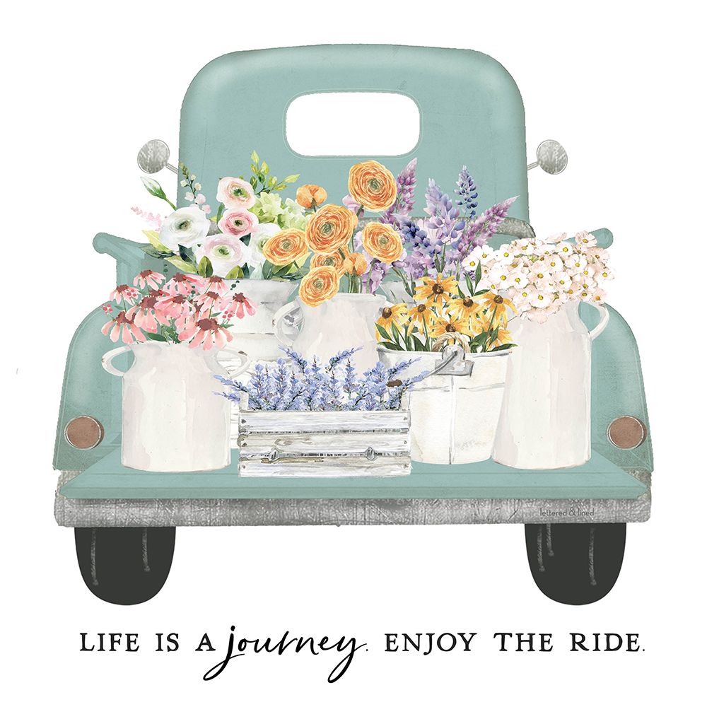 Life is a Journey art print by lettered And lined for $57.95 CAD