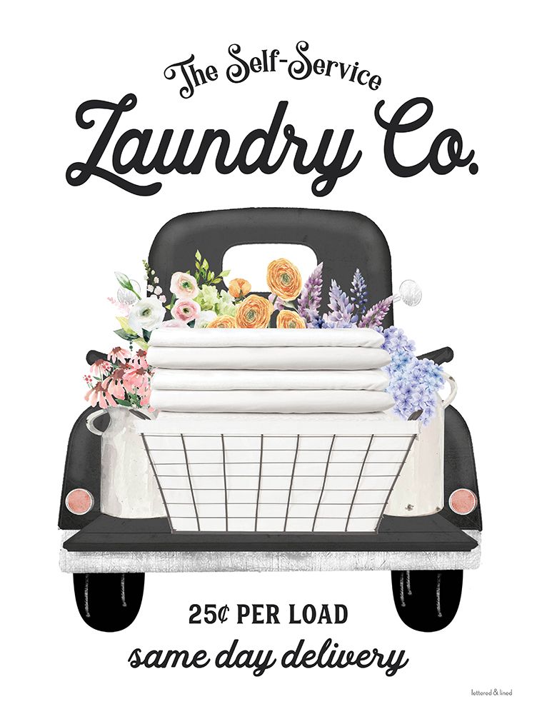 Laundry Co. art print by lettered And lined for $57.95 CAD