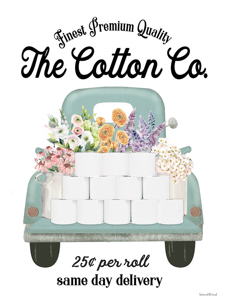 The Cotton Co. art print by lettered And lined for $57.95 CAD