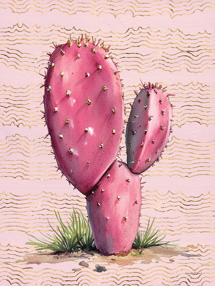 Cactus Charm IV art print by lettered And lined for $57.95 CAD